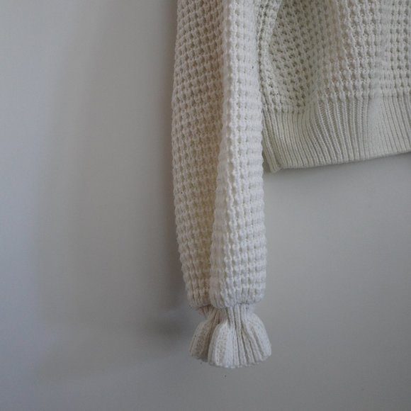 White Crop Top sweater H&M - Picture 2 of 9